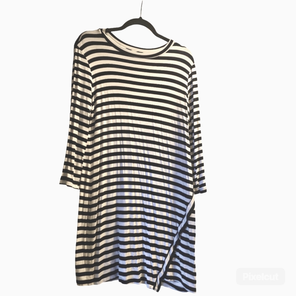 KISMET MID MAXI STRIPPED DRESS